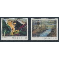 Norvegia 1980 - Pictura, arta, serie neuzata
