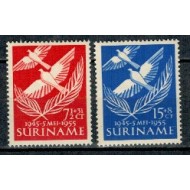 Suriname 1955 - Aniversarea eliberarii Olandei, porumbei, serie 