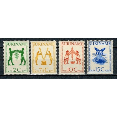 Suriname 1955 - Turism, serie neuzata Suriname 1955 - Turism, serie neuzata