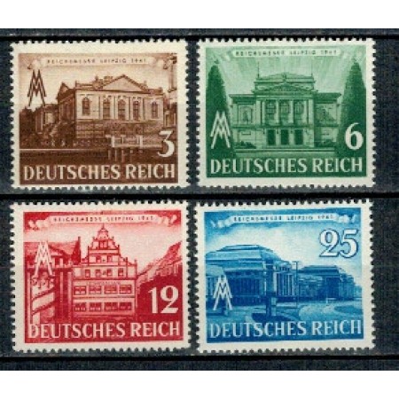 Deutsches Reich 1941 - Targul din Leipzig, serie neuzata Deutsches Reich 1941 - Targul din Leipzig, serie neuzata