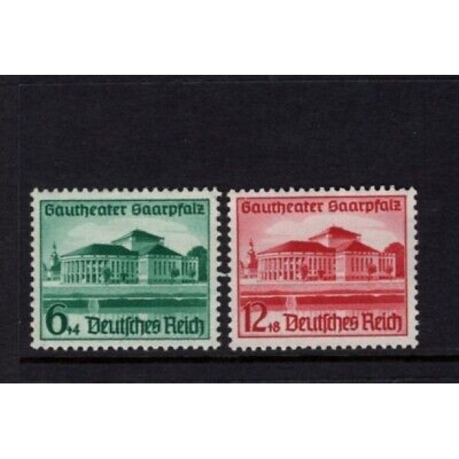 Deutsches Reich 1938 - Gautheater Saarplatz, serie neuzata