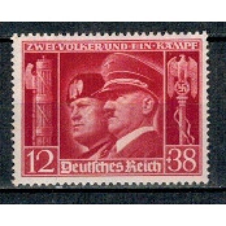 Deutsches Reich 1941 - Hitler si Mussolini, neuzat Deutsches Reich 1941 - Hitler si Mussolini, neuzat