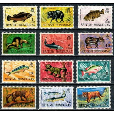 British Honduras 1968 - Fauna, animale, serie nestampilata