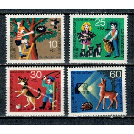 Berlin 1972 - Protectia animalelor, serie neuzata Berlin 1972 - Protectia animalelor, serie neuzata