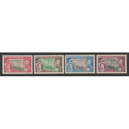 Southern Rhodesia 1937 - Coronarea, serie nestampilata cu sarniere Southern Rhodesia 1937 - Coronarea, serie nestampilata cu sarniere