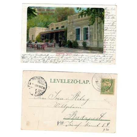 Buzias, Timis 1903 - Ilustrata litho, circulata