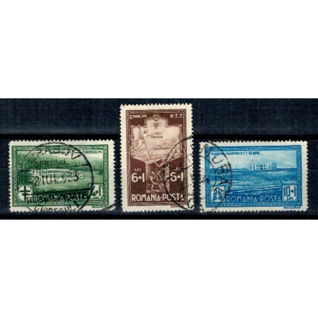 1932 - Sanatorii PTT, serie stampilata