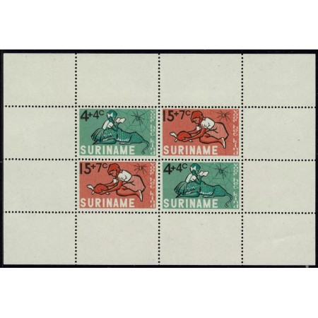 Suriname 1965 - Pentru copii, bloc neuzat Suriname 1965 - Pentru copii, bloc neuzat