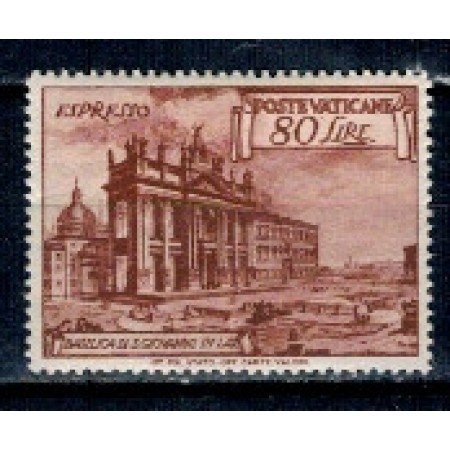 Vatican 1949 - Bazilici, Mi160A neuzat Vatican 1949 - Bazilici, Mi160A neuzat