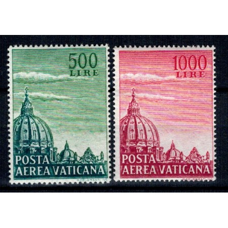 Vatican 1958 - Posta Aeriana, serie neuzata Vatican 1958 - Posta Aeriana, serie neuzata