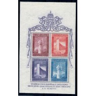 Vatican 1958 - Expo Bruxelles, colita neuzata