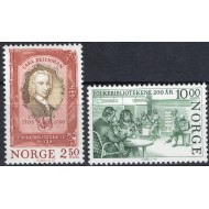 Norvegia 1985 - Biblioteca publica, serie neuzata