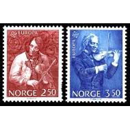 Norvegia 1985 - Muzica, muzicieni, Europa, serie neuzata