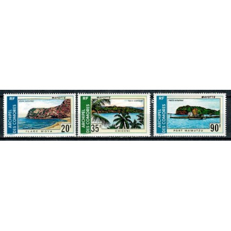 Comores 1974 - Insula Mayotte, Posta Aeriana, serie neuzata Comores 1974 - Insula Mayotte, Posta Aeriana, serie neuzata
