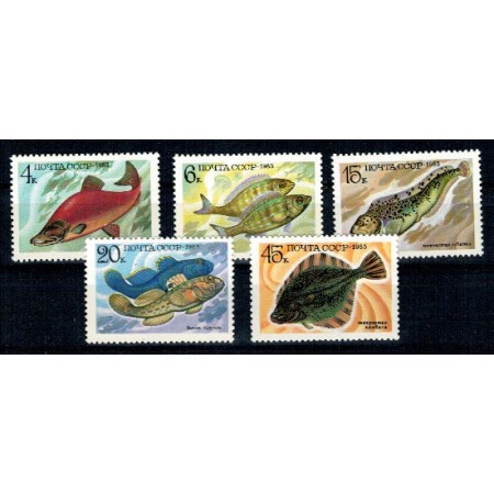 URSS 1983 - Pesti, fauna, serie neuzata