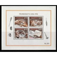 Norvegia 1991 - Ziua marcii postale, bloc neuzat