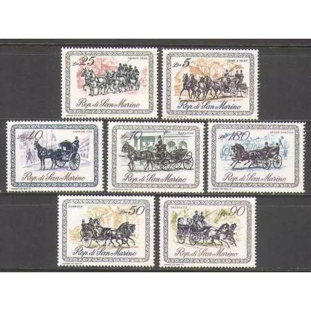 San Marino 1969 - Calesti, serie neuzata