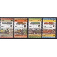 Bequia Grenadines of St Vincent 1985 - Locomotive, serie neuza