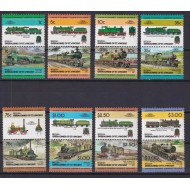 Bequia Grenadines of St Vincent 1984 - Locomotive, serie neuza