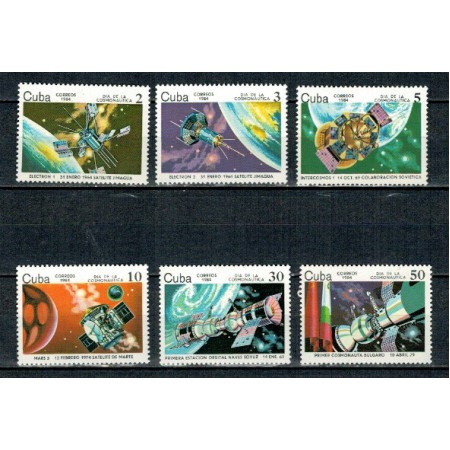 Cuba 1984 - Cosmonautica, serie neuzata Cuba 1984 - Cosmonautica, serie neuzata