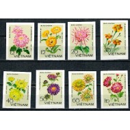 Vietnam 1978 - Crizanteme, flori, serie ndt neuzata