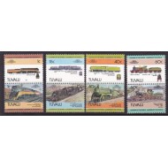 Tuvalu 1984 - Locomotive, trenuri, serie neuzata
