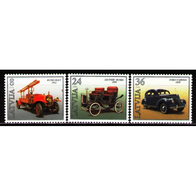 Letonia 1996 - Masini de productie autohtona, serie neuzata