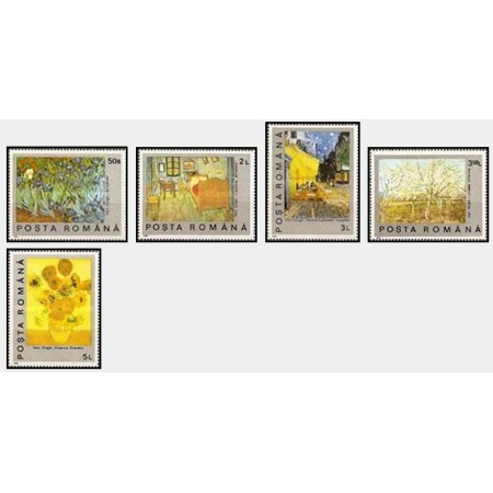 1991 - Van Gogh, picturi, arta, serie neuzata 1991 - Van Gogh, picturi, arta, serie neuzata