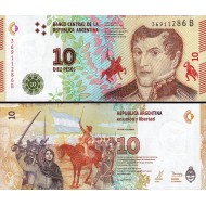 Argentina 2015(2017) - 10 pesos UNC