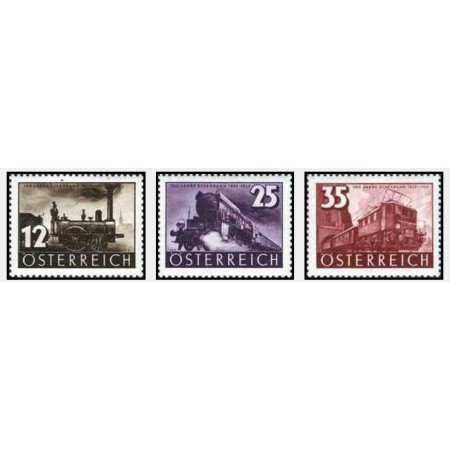 Austria 1937 - Caile ferate, trenuri, serie neuzata Austria 1937 - Caile ferate, trenuri, serie neuzata