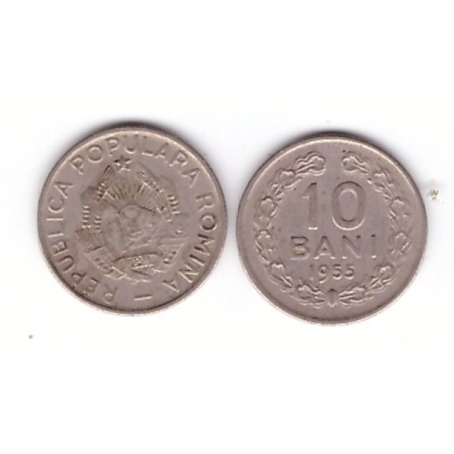 Romania 1955 - 10 bani, circulata