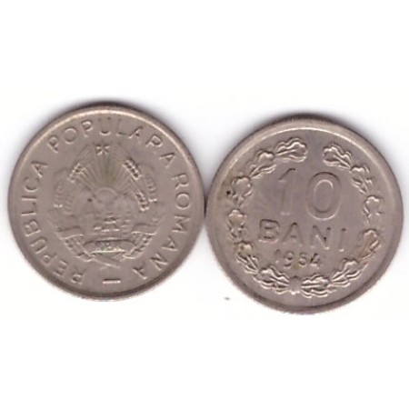 Romania 1954 - 10 bani, circulata Romania 1954 - 10 bani, circulata