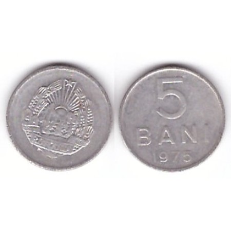 Romania 1975 - 5 bani, circulata