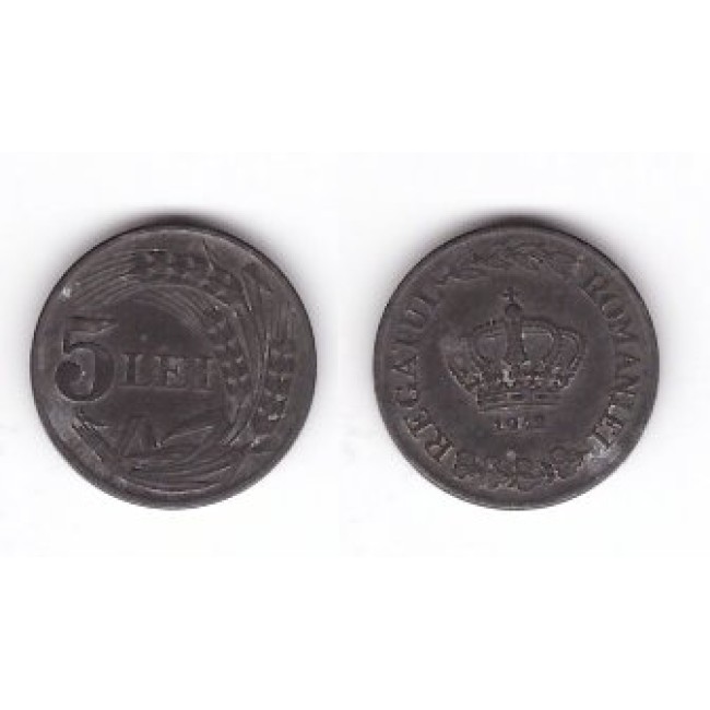 Romania 1942 - 5 lei, circulata