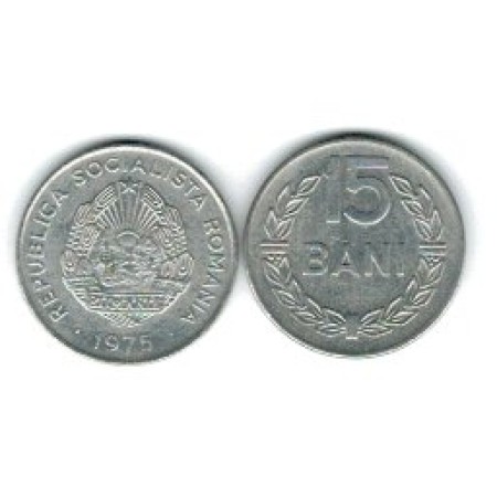 Romania 1975 - 15 bani, circulata