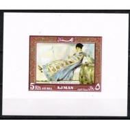 Ajman 1970 - Pictura Renoir, colita ndt neuzata