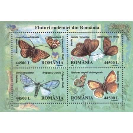 2002 - Fluturi endemici din Romania, colita neuzata