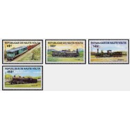 Haute Volta 1984 - Locomotive, serie neuzata