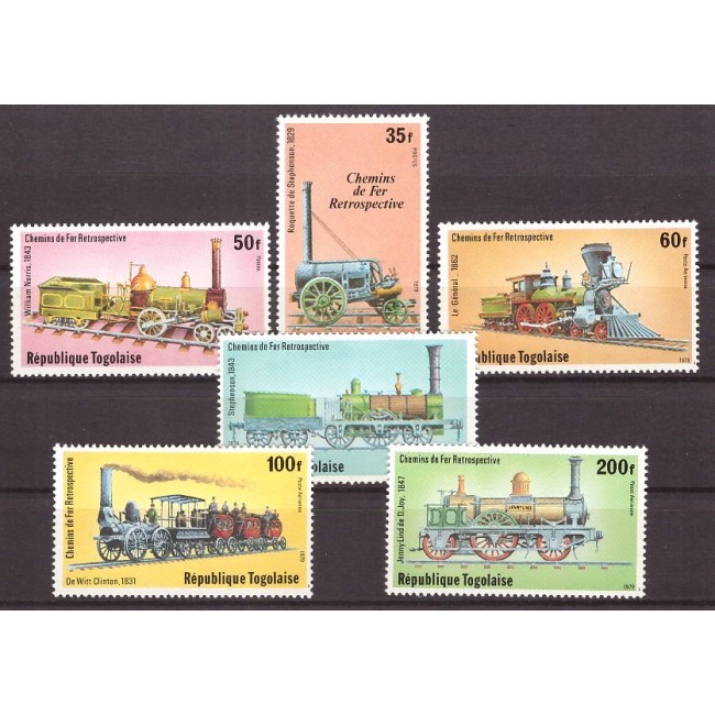 Togo 1979 - Locomotive, serie neuzata Togo 1979 - Locomotive, serie neuzata