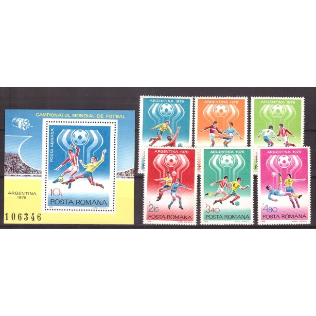 1978 - Campionatul Mondial de fotbal Argentina, serie si colita neuzata