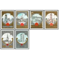 URSS 1980 - Jocurile Olimpice, turism, serie neuzata