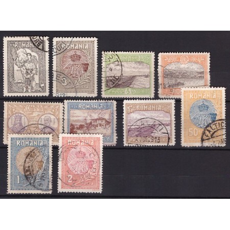 1913 - Silistra, serie stampilata