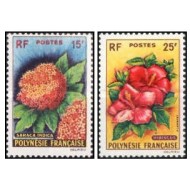Polinezia Franceza 1962 - Flori, serie neuzata