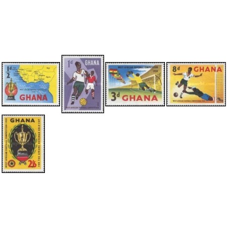Ghana 1959 - Campionat de fotbal, serie neuzata Ghana 1959 - Campionat de fotbal, serie neuzata