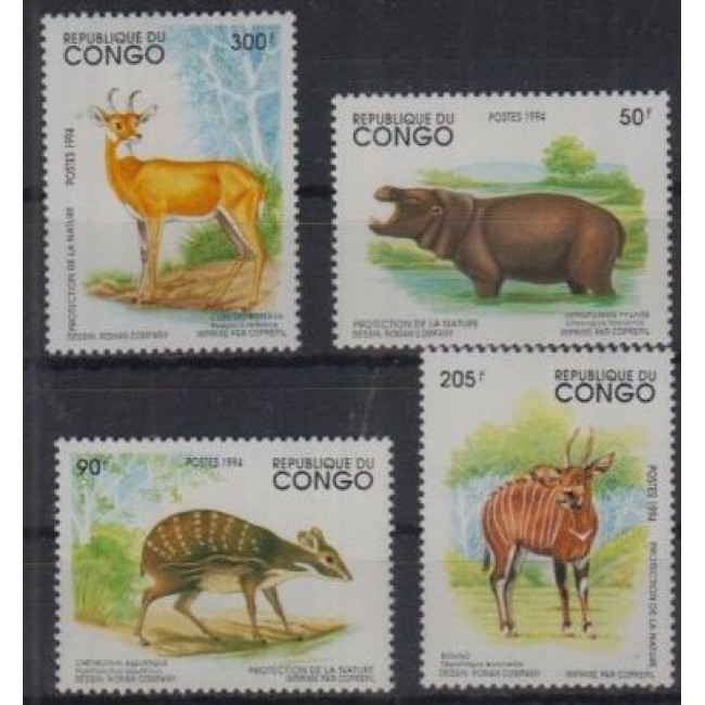 Congo 1994 - Fauna, serie neuzata