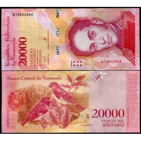 Venezuela 2017/2018 - 20000 bolivares UNC