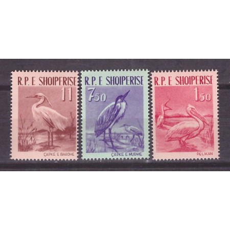 Albania 1961 - pasari, serie neuzata Albania 1961 - pasari, serie neuzata