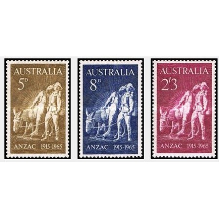 Australia 1965 - Gallipoli, serie neuzata Australia 1965 - Gallipoli, serie neuzata