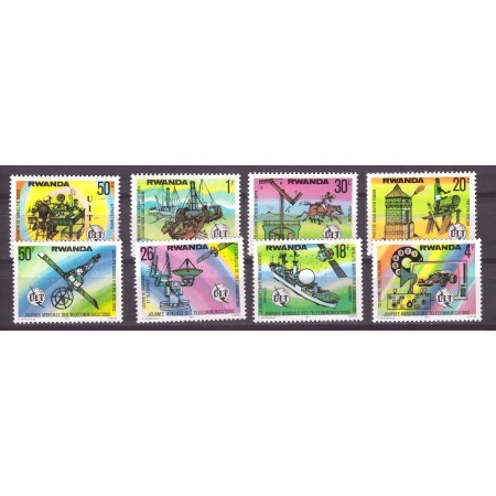 Rwanda 1977 - Ziua telecomunicațiilor, serie neuzata