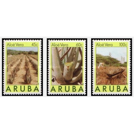 Aruba 1988 - Aloe Vera, serie neuzata Aruba 1988 - Aloe Vera, serie neuzata